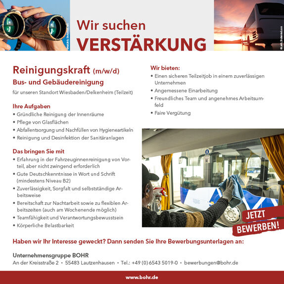 Busreisen & Busvermietung mit Bohr