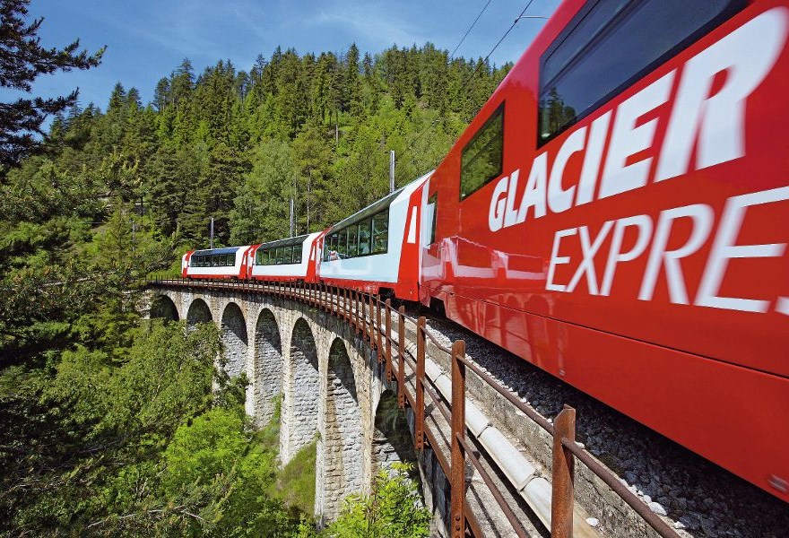 Original Glacier- und Bernina-Express