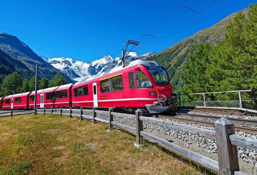 Auf den Spuren des Bernina- & Glacier-Express