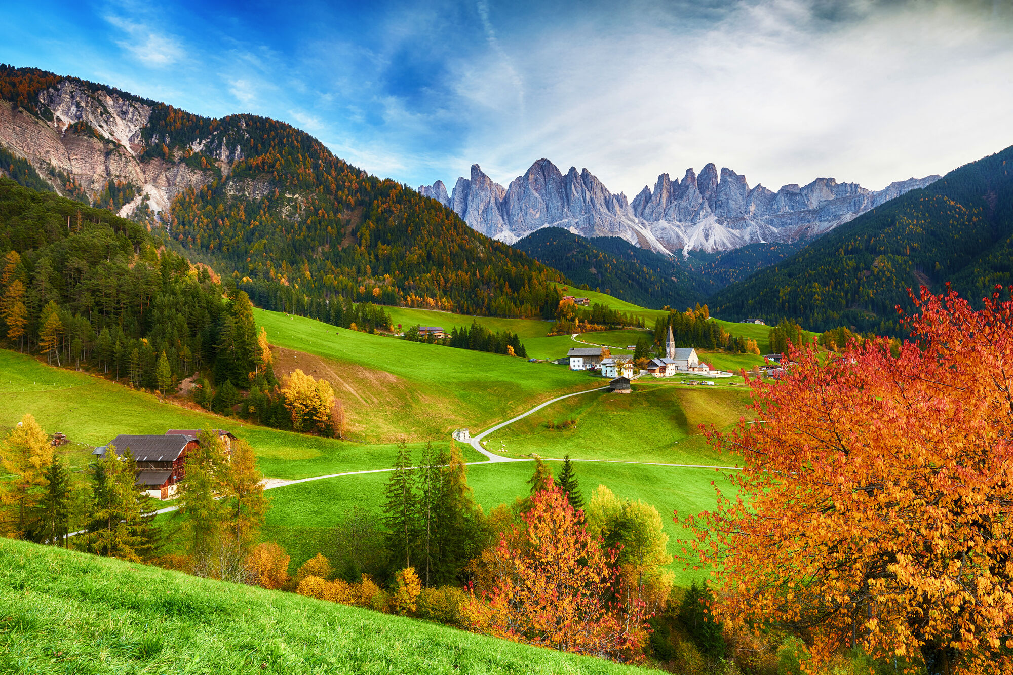 Goldener Herbst in Südtirol
