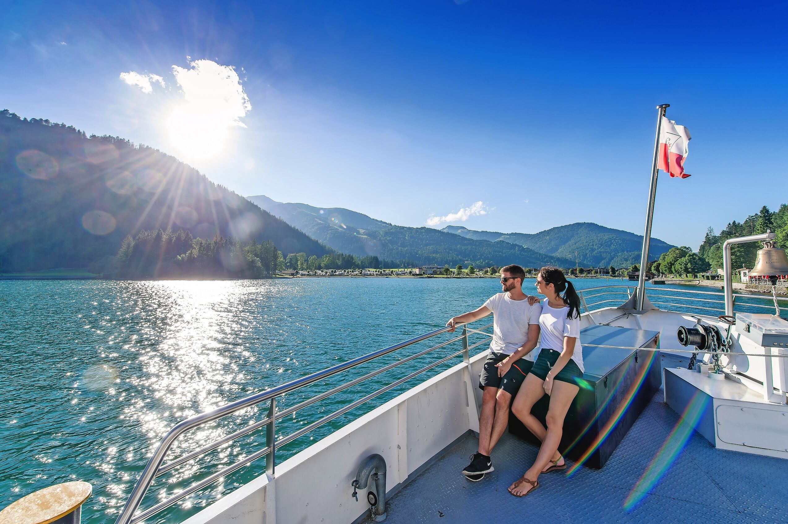 Maurach on Lake Achensee