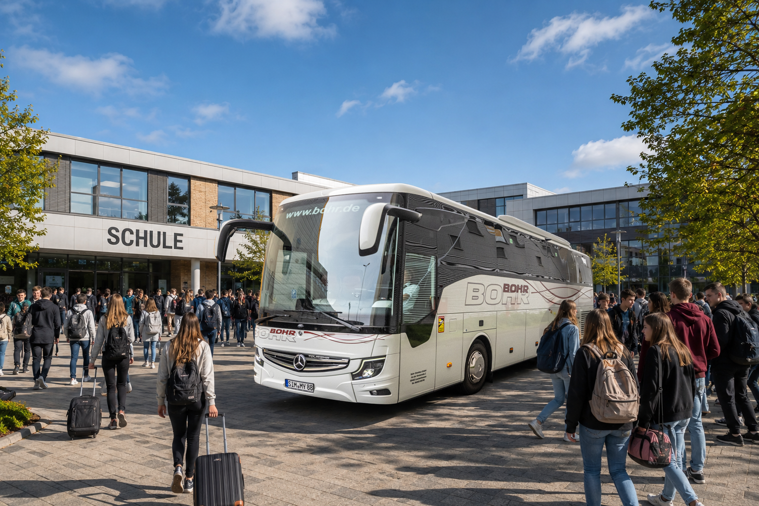 Klassenfahrten mit Reisebussen von BOHR