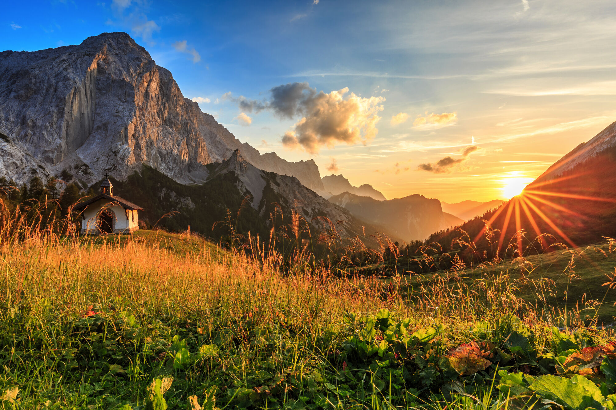 Maurach on Lake Achensee