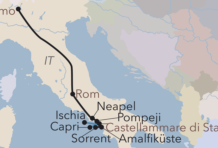 Golf von Neapel und Rom