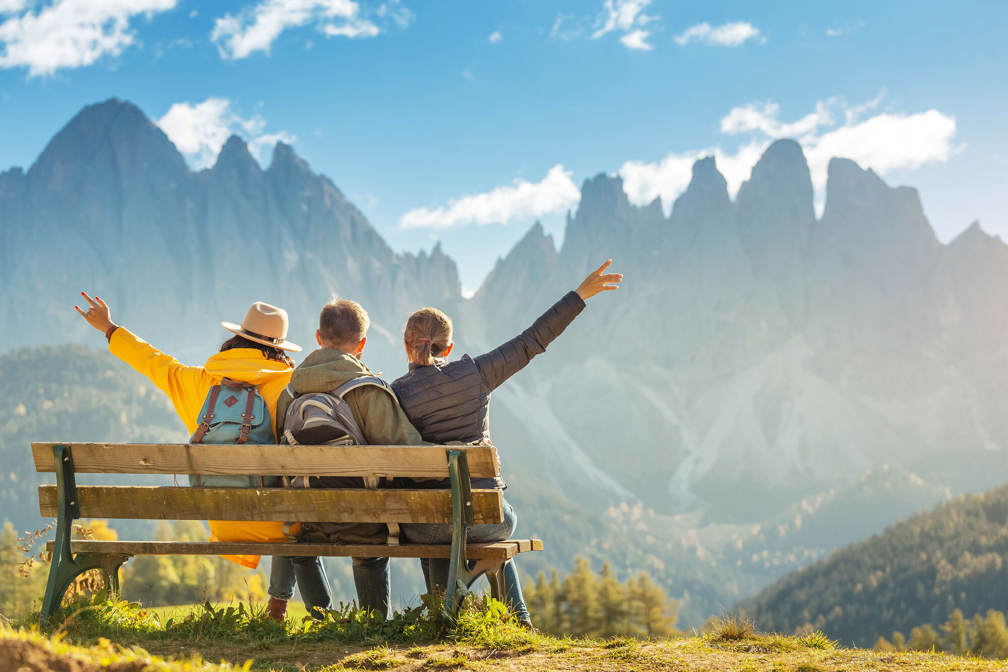 To the Almblüte in the Dolomites