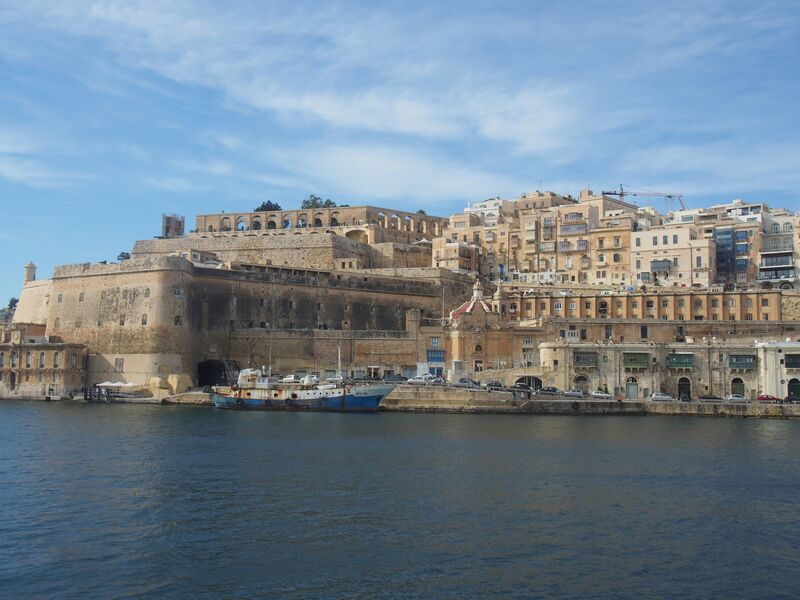 Hafen und Altstadt von Valletta auf Malta