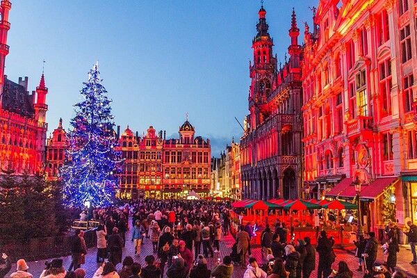 Brüssel - Einer der originellsten Weihnachtsmärkte