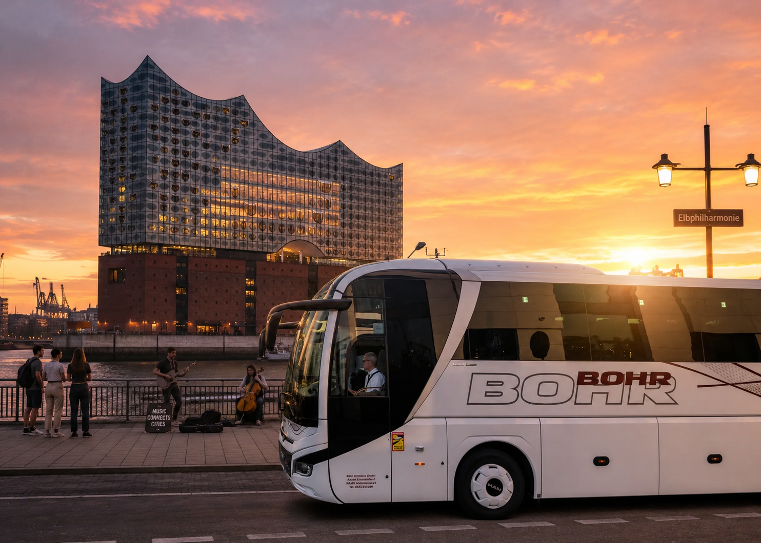Städtereisen & Musikreisen mit dem Bus – BOHR Reisebus in der Stadt