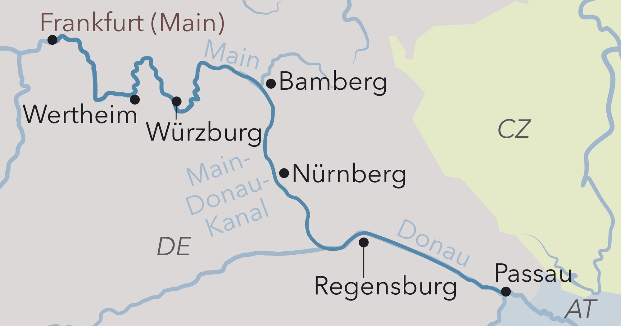 By Bike and Ship: Bamberg - Regensburg