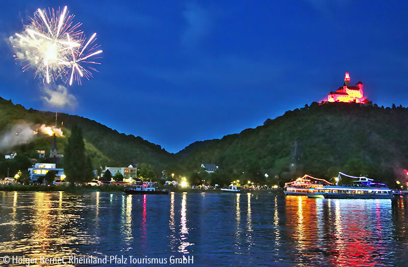 "Rhine in Flames" in Koblenz